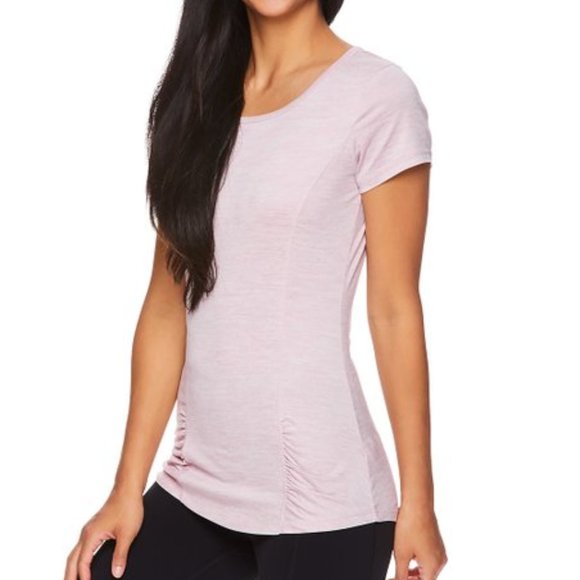 Women's Gaiam Energy Yoga Tee Color: Lavender Frost - Picture 2 of 2